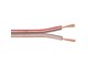 Audio kabel - Pro Speaker Cable 0.5mm Clear - 10m - 4040849151187