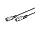 Audio kabel - Pro XLR 3pins Cable - Black - 2m - XLR-1020-K