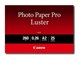 Papir, Fotopapir og Etiketter - Canon Paper LU-101 / 6211B026 Pro Luster - 6211B026