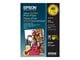 Papir, Fotopapir og Etiketter - Epson Value Photo Paper Glossy - fotopapir - 20 ark - C13S400044