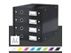 Arkivering & Opbevaring - Leitz Skuffekabinet  Click & Store WOW 4 skuffer Sort - 60490095