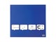 Konference & Præsentation - Nobo Whiteboard glastavle  450x450 mm, blå - 1903953