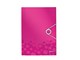 Mapper og Clipboards - Leitz 3-klap elastikmappe  WOW PP A4 pink - 45990023