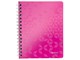 Blokke, Formularer & Notesbøger - Leitz Notesblok  WOW PP A5 linjeret 80 gram 80 ark Pink - 46390023