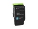 Blæk, Toner & Forbrugsstoffer - Lexmark 78C20C0 / Return Program Toner Cyan - 78C20C0