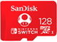 Hukommelseskort - SANDISK Nintendo Switch microSD - 100MB/s - 128GB - Mario edition - SDSQXAO-128G-GNCZN
