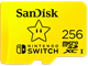 Hukommelseskort - SANDISK Nintendo Switch microSD - 100MB/s - 256GB - Mario edition - SDSQXAO-256G-GNCZN