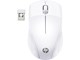 Mus - HP Wireless Mouse 220 (Snow White) - Mus - 3 knapper - Hvid - 7KX12AA#ABB