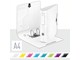 Brevordnere og Ringbind - Leitz Brevordner 180° Active WOW PP A4/80mm Hvid - 11060001