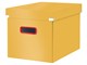 Arkivering & Opbevaring - Leitz  Cosy Click & Store Cube stor opbevaringsboks Varm gul - 53470019
