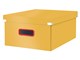 Arkivering & Opbevaring - Leitz  Click & Store Cosy stor opbevaringsboks Varm gul - 53490019