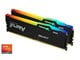 RAM - Kingston FURY Beast RGB DDR5-5600 - 16GB - CL36 - Dual Channel (2 pcs) - AMD EXPO & Intel XMP - Sort med RGB - KF556C36BBEAK2-16