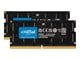 RAM - Crucial SODIMM DDR5-5600 - 64GB - CL46 - Dual Channel (2 pcs) - Sort - CT2K32G56C46S5
