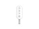 Smart Home - Yale Keyfob - AL-KF-1A-W