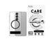 Mobil - Covers & Cases - CARE by PanzerGlass Feature Case Transparent w. Black Kickstand & QI Compatible Samsung Galaxy S25 - CRRFBKQG38388