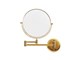Makeupspejl - UNIQ Wall Mirror with 10x Magnification in Gold - 7023-1