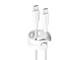 USB kabel - empower by PanzerGlass Racing 240W USB-C to USB-C Cable | USB 2.0 | 2M | Silver White - EM86681