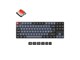Tastatur - Keychron K1 Pro QMK/VIA Wireless RGB Hot Swap Low Profile Red - Gaming Tastatur - Uden Numpad - Nordisk - Sort - K1P-H1P-BO
