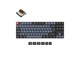 Tastatur - Keychron K1 Pro QMK/VIA Wireless RGB Hot Swap Low Profile Brown - Gaming Tastatur - Uden Numpad - Nordisk - Sort - K1P-H3P-BO