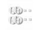 Hunde - Petlibro REPLACEMENT FILTERS FOR CAPSULE DOG FOUNTAIN PLWF008 2 MONTH SET OF FILTERS FOR DOG WATER DISPENSERS 4 COUNT PACK WHITE - PL-FF008-92W