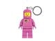 Skoletilbehør - LEGO 4006036-KE10HP Minifigur LED nøglering Astronaut Pink - 4006036-KE10HP