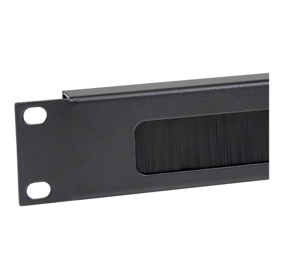 StarTech.com 1U Brush Strip Horizontal Server Rack Cable Management Panel