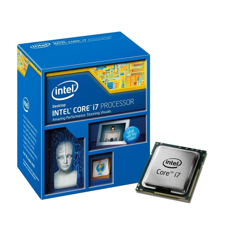 CPU - Intel Core i7-5820K Haswell-E CPU - 6 kerner - 3.3 GHz - Intel LGA2011-V3 - Intel Boxed (med køler) - BX80648I75820K