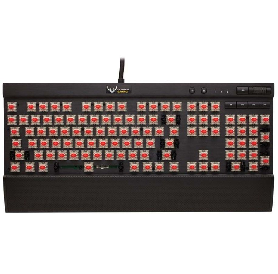 Tastatur - Corsair Gaming K70 RGB MX Blue - ND - Gaming Tastatur - Nordisk - Sort - CH-9000064-ND
