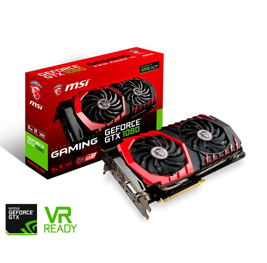 Grafikkort - MSI GeForce GTX 1080 GAMING - 8GB GDDR5X RAM - Grafikkort - GTX 1080 GAMING 8G