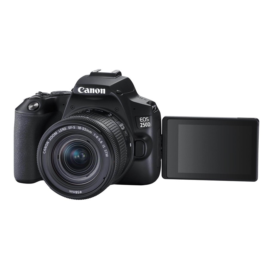 Kamera - Canon EOS 250D 18-55mm III + 75-300mm III - Black - 3454C016