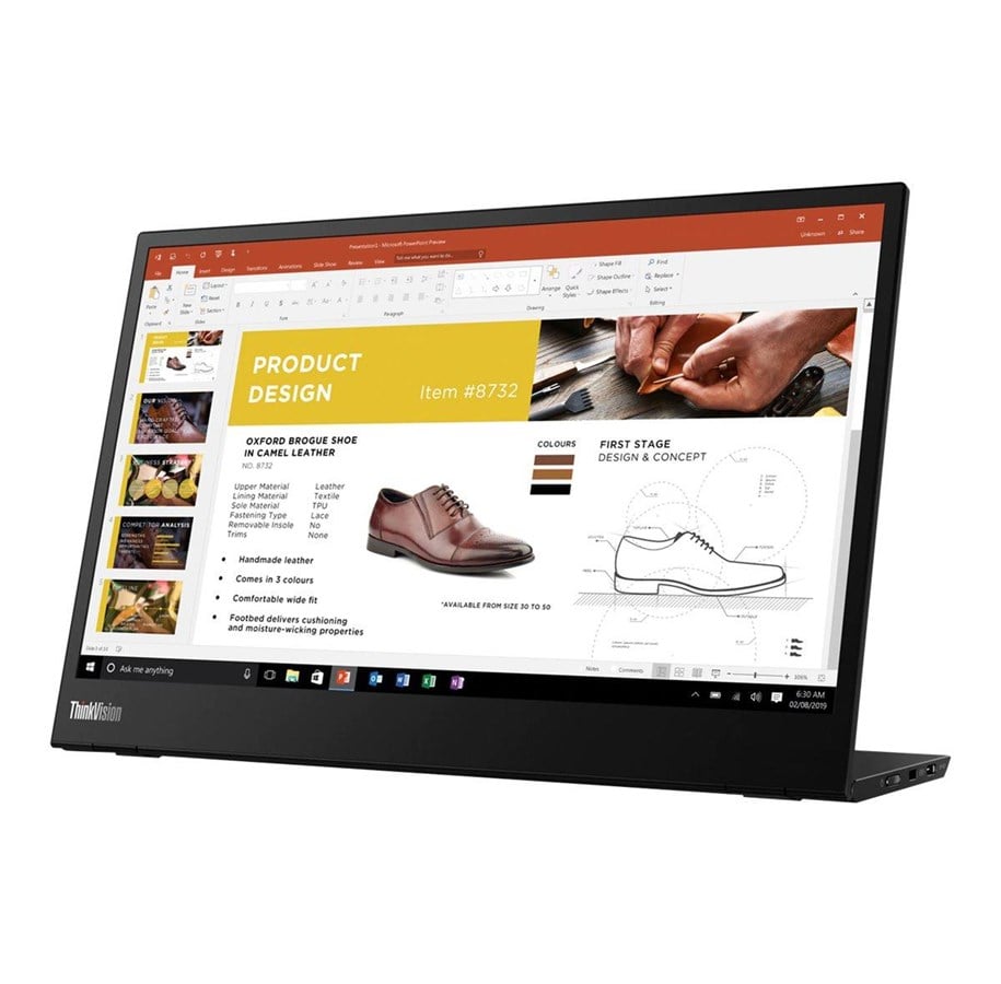 Skærm - 14" Lenovo ThinkVision M14 - 1920x1080 (FHD) - 60Hz - IPS - 61DDUAT6EU