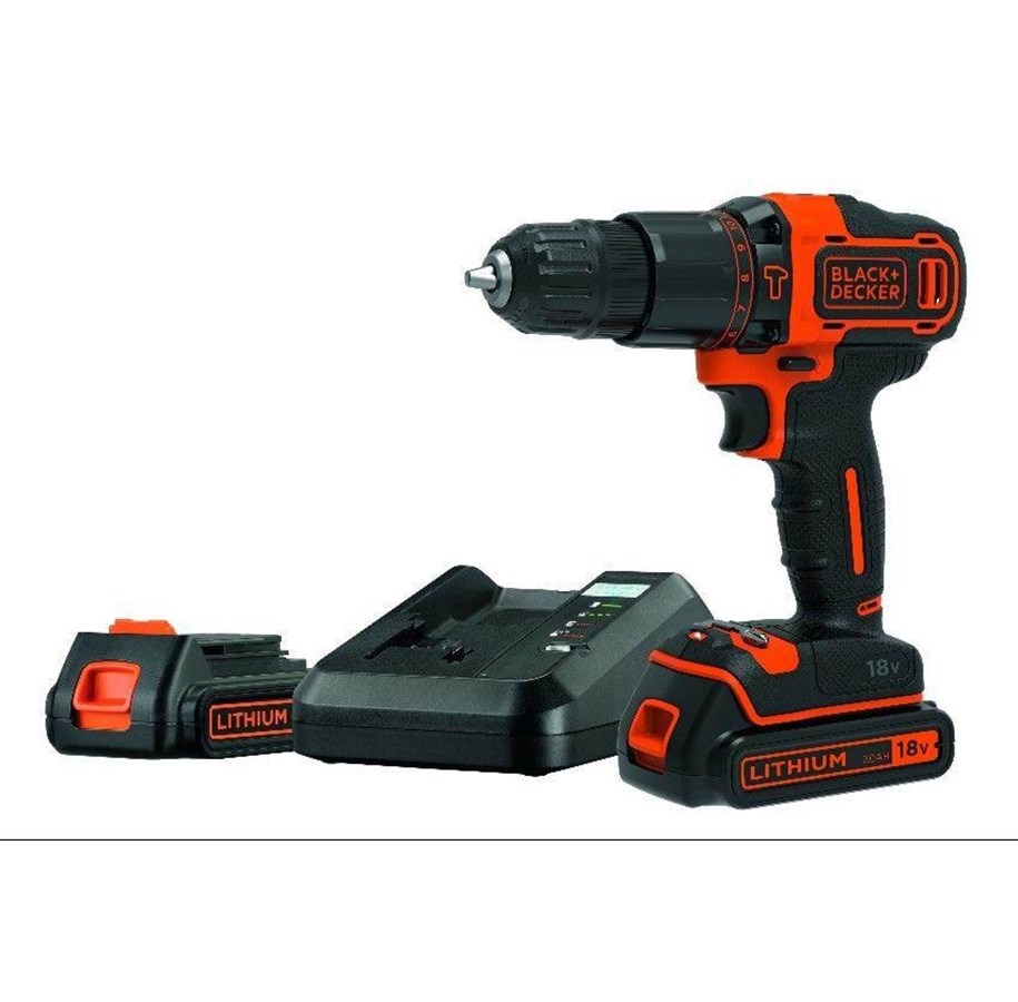 Skrue/Boremaskine - Black & Decker BDCHD18K1B2-QW - BDCHD18K1B2-QW