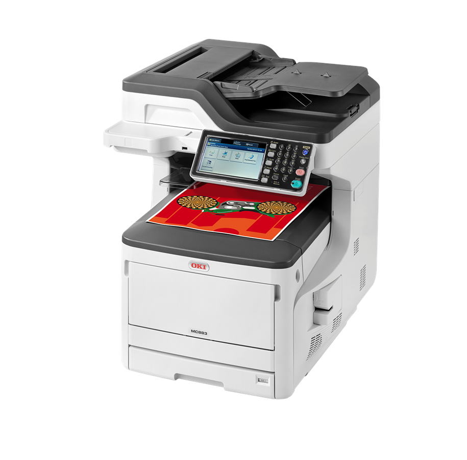 Printer - OKI MC883dn - multifunction printer - colour Multifunktion - Farve - LED - 45850304