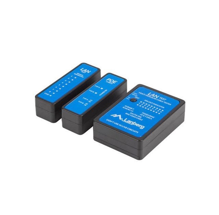 Netværkstilbehør - Lanberg NT-0404 Network Cable Test Kit - NT-0404