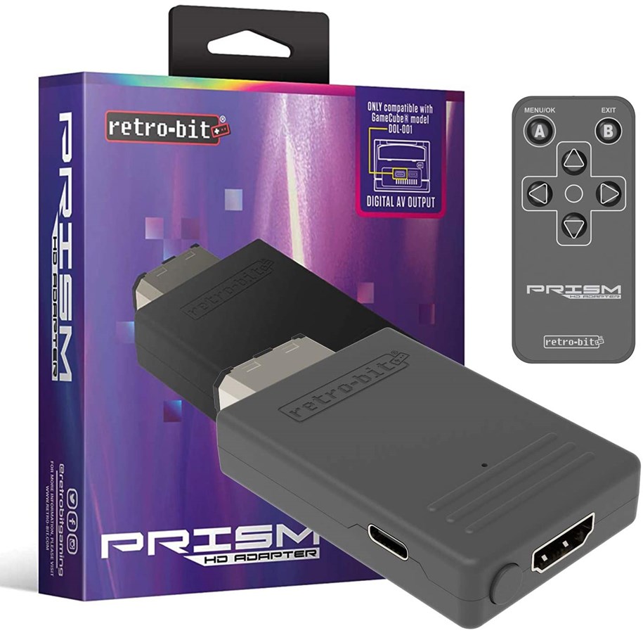 Spil tilbehør - Retro-Bit Prism HD Adapter for Gamecube - Miscellaneous Tilbehør til spillekonsol - Nintendo GameCube - 849172013063