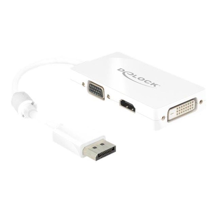 Kabler, ledninger, afdækning og brandsikring - DeLOCK DisplayPort adapter - 16 cm - 62655