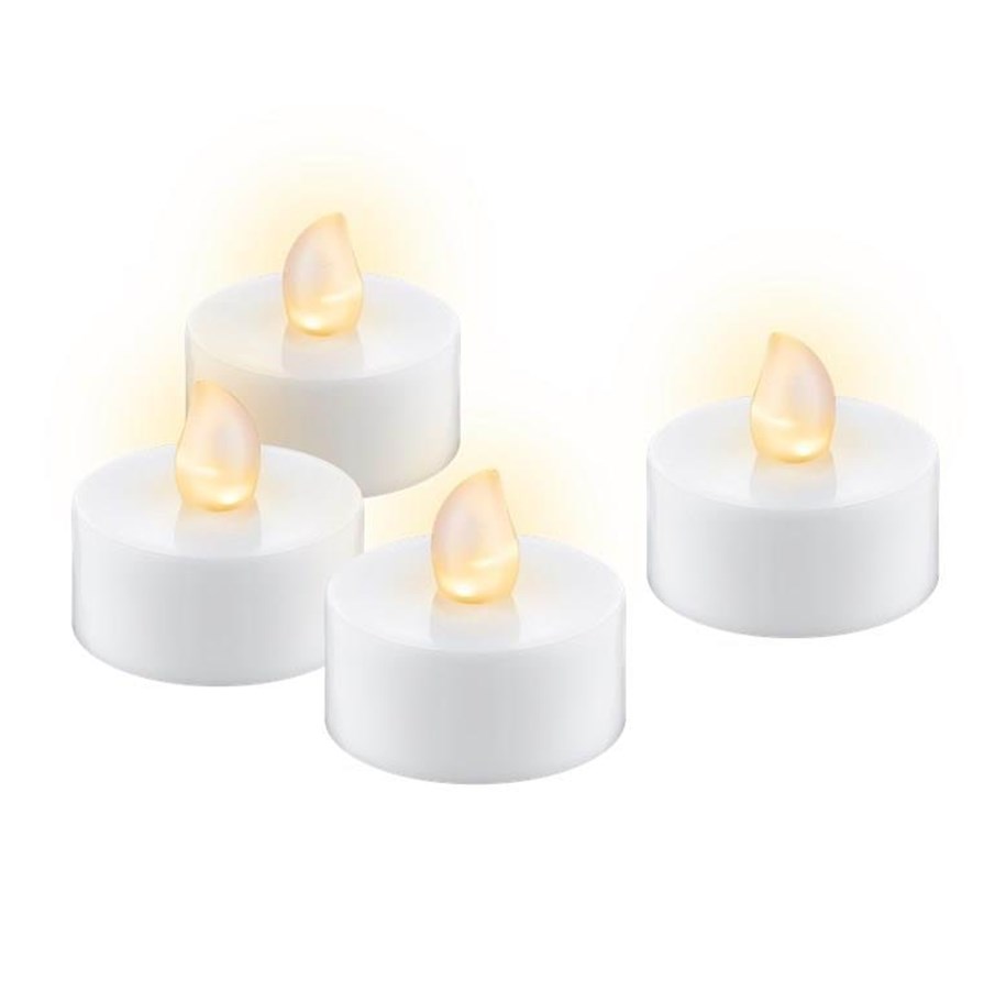 Lamper - Goobay Set of 4 LED tea lights with timer - 4040849498688