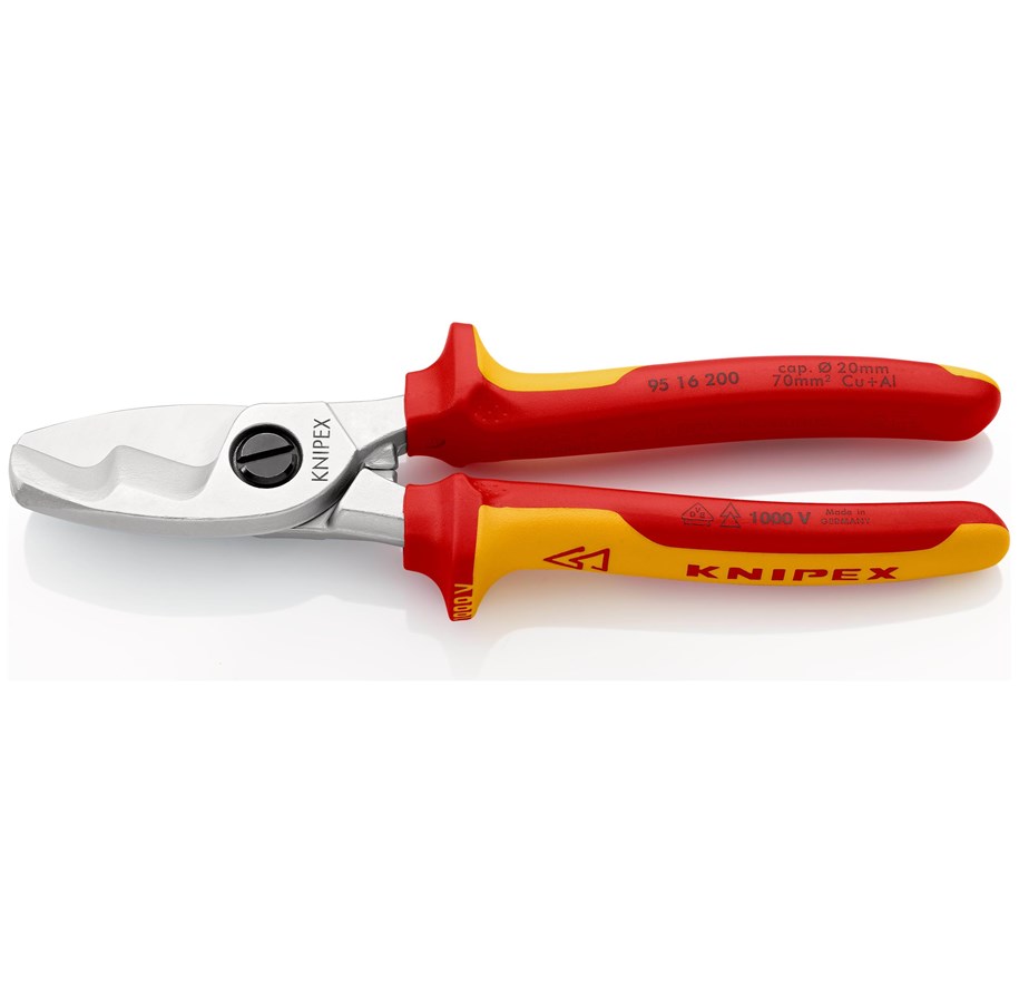 Værktøj - KNIPEX Kabelsaks - 95 16 200 SB
