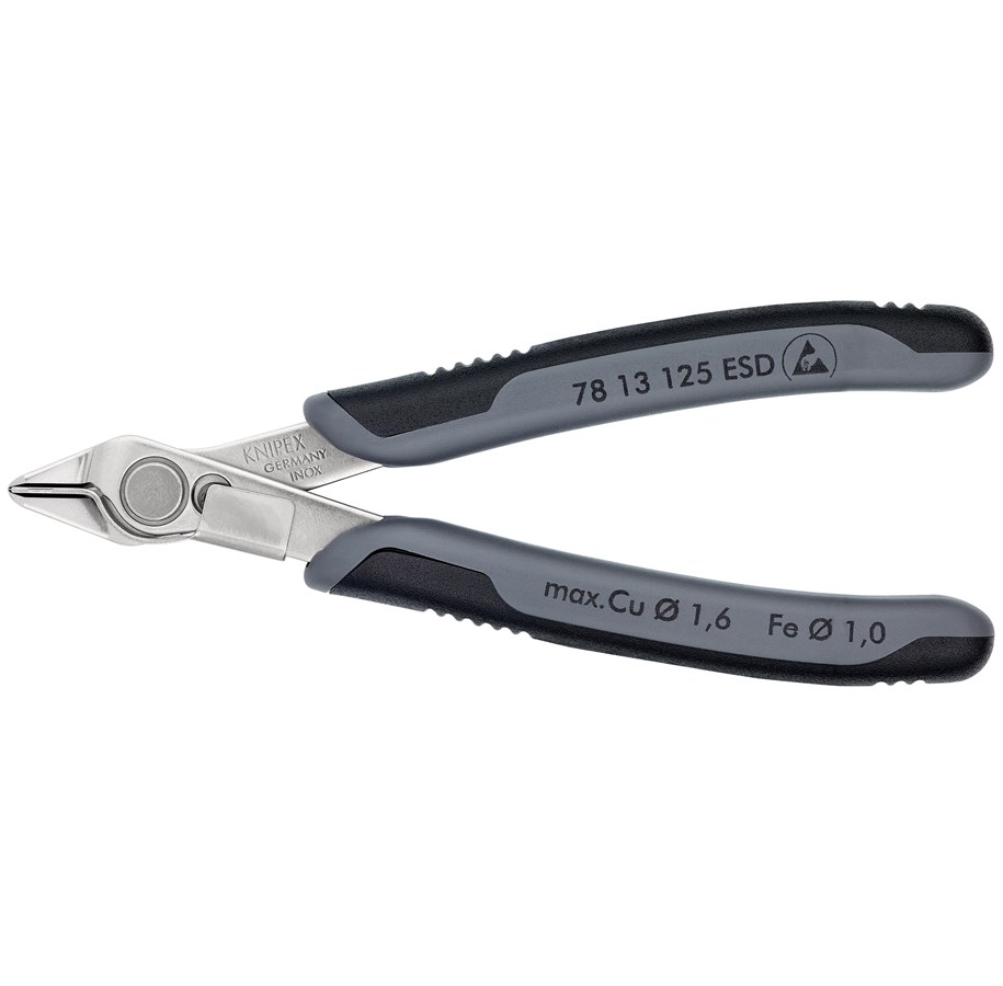 Håndværktøj  - KNIPEX Electronic Super Knips® ESD - 78 13 125 ESD