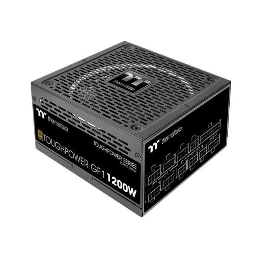 Strømforsyning - Thermaltake ToughPower GF1 1200W Strømforsyning - 1200 Watt - 140 mm - ATX - 80 Plus Gold certified - PS-TPD-1200FNFAGE-1