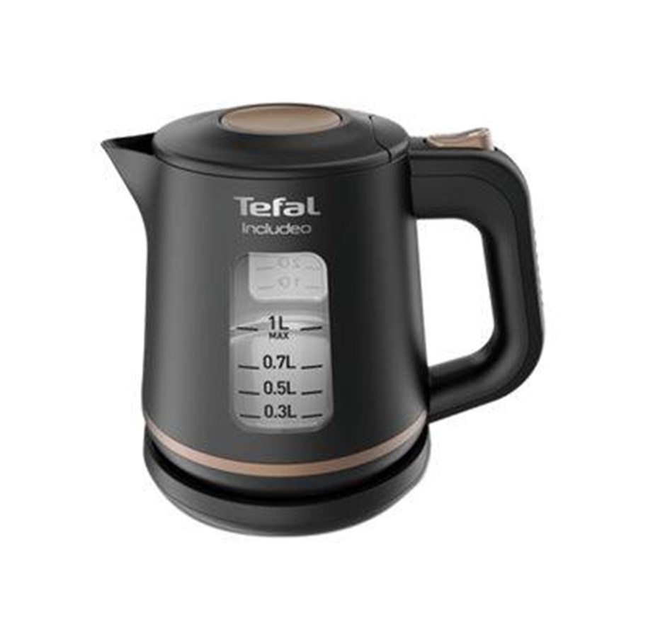 Elkedel - Tefal Elkedel KI533811 Includeo Black - Sort - 2400 W - KI533811