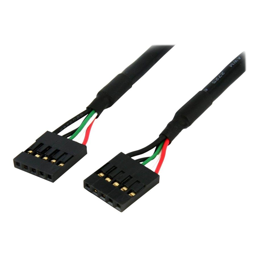 Strømkabel (intern) - StarTech.com 12in Internal 5 pin USB IDC Motherboard Header Cable F/F (USBINT5PIN12) - USB cable - 5 pin IDC to 5 pin IDC - 30.5 cm - USBINT5PIN12