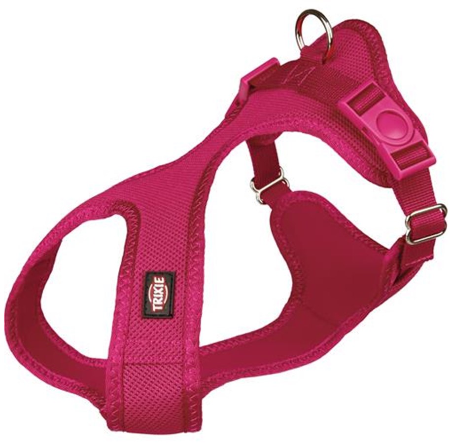 Hunde - Trixie Comfort Soft touring harness XXS–XS: 25–35 cm/15 mm fuchsia - TX16248