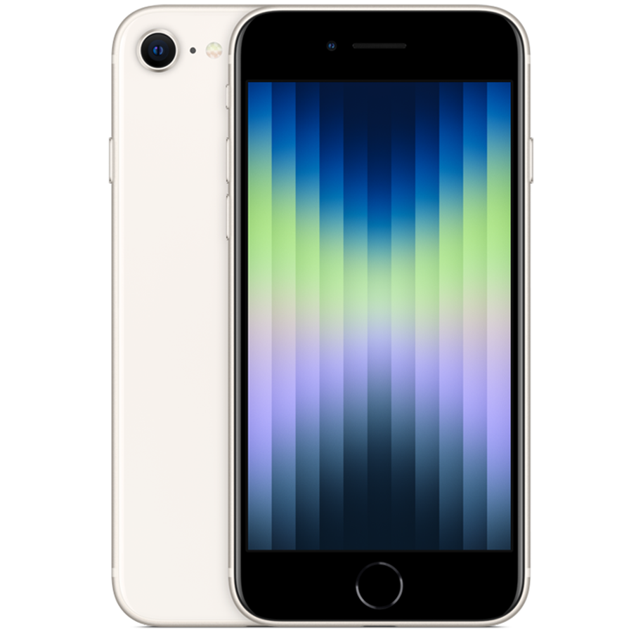 Mobil - Apple iPhone SE (2022) 5G 128GB - Starlight - MMXK3QN/A