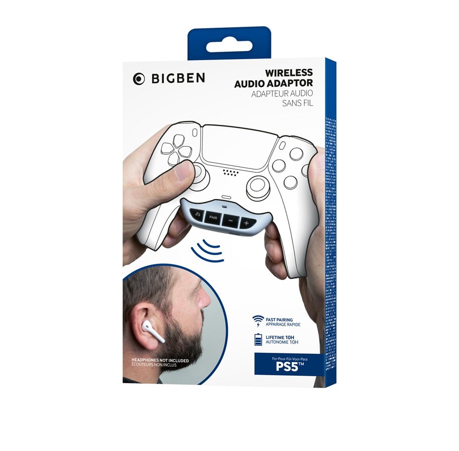 Spil tilbehør - BigBen Interactive Wireless Audio Adaptor - Wired - Sony PlayStation 5 - 3665962013191