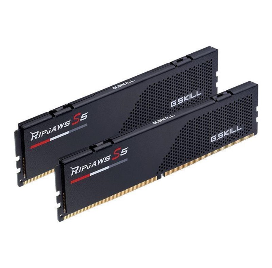 RAM - G.Skill Ripjaws S5 DDR5-6400 - 32GB - CL32 - Dual Channel (2 pcs) - Intel XMP - Sort - F5-6400J3239G16GX2-RS5K