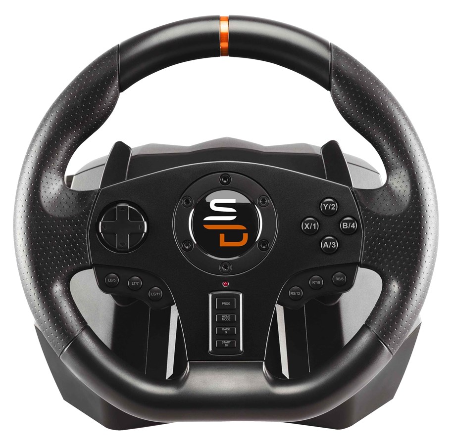 Spil tilbehør - Subsonic Superdrive SV 710 Steering Wheel - Wired Wheel, gamepad and pedals set - PC - SA5595-PC