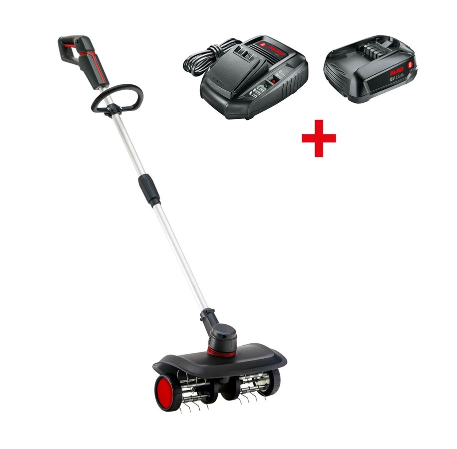Plæneklipper - AL-KO Vertikalskærer Batteri plænelufter AR 1835 18 V inkl. batteri og lader - 2266216