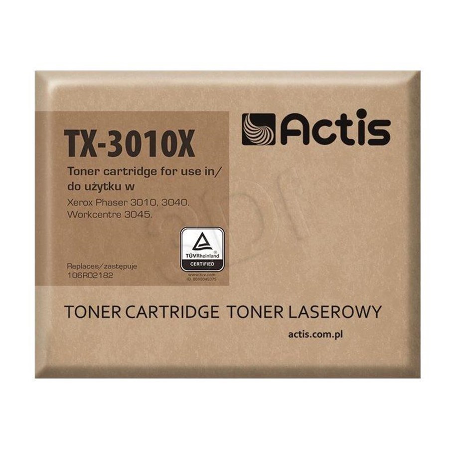 Blæk, Toner & Forbrugsstoffer - Actis standard TX-3010X - black - toner cartridge (alternative for: Xerox 106R02182) - TX-3010X