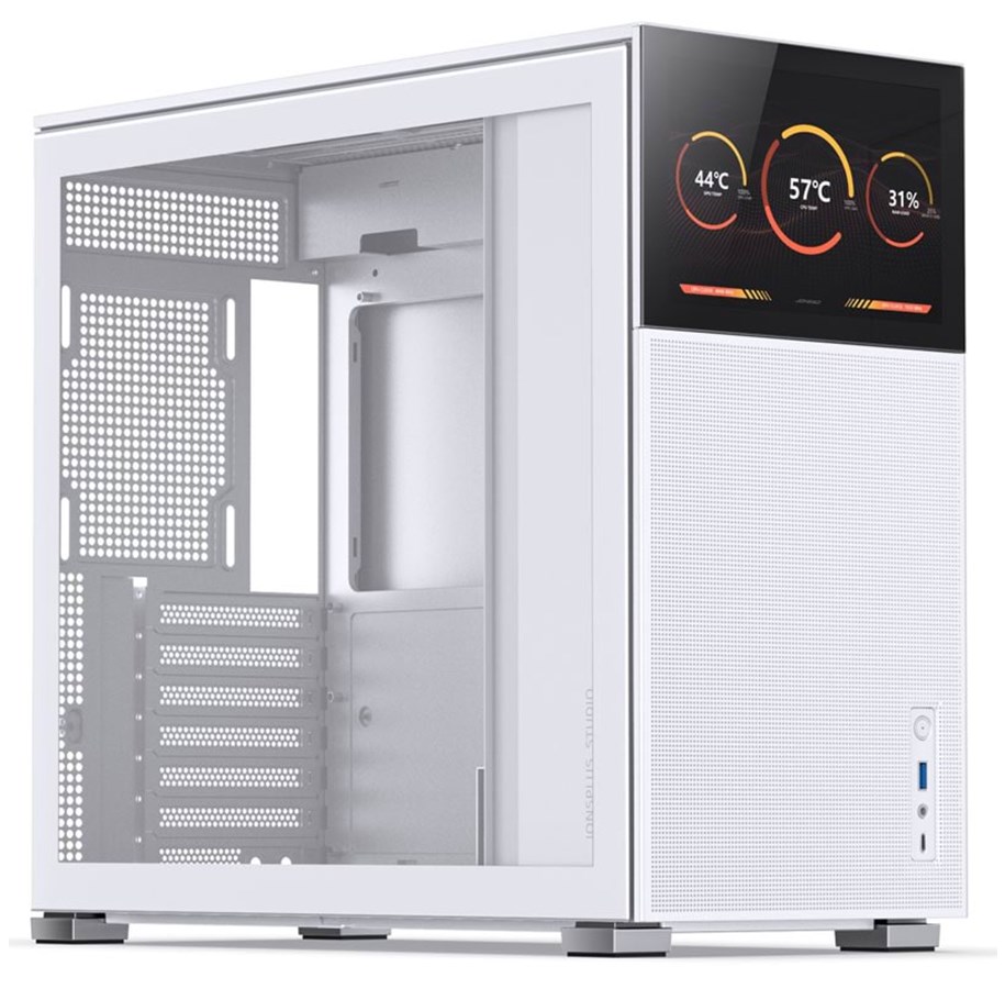 Kabinet - Jonsbo D41 mesh screen - white - Kabinet - Miditower - Hvid - D41 MESH WHITE SC